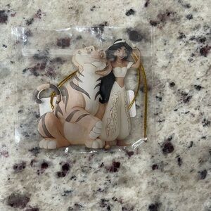 Disney Princess Jasmine and Rajah Tiger Ornament - NWT